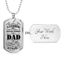 Load image into Gallery viewer, Happy Father&#39;s Day - Dog Tag - JustFamilyThings
