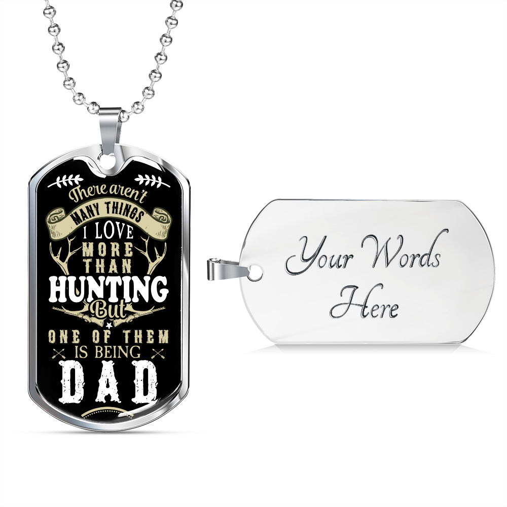 Hunting-DAD - Dog Tag - JustFamilyThings
