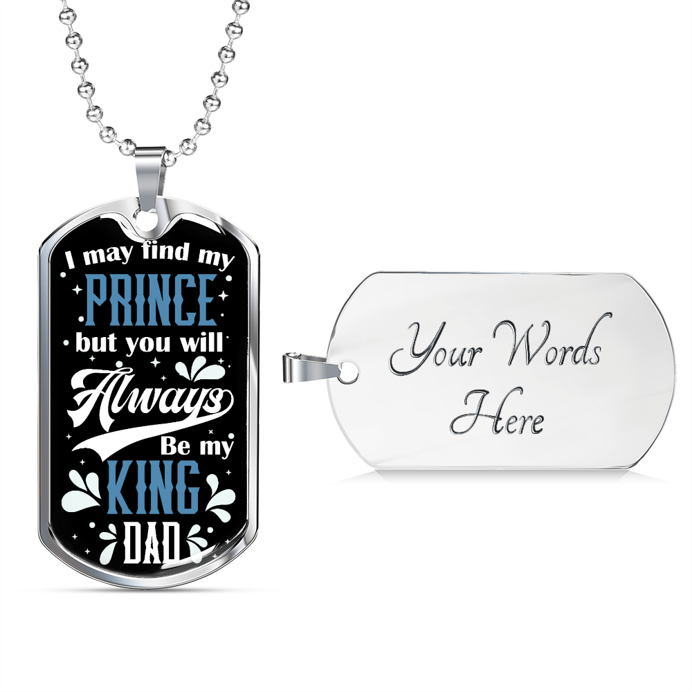 Gift For Dad from Daughter - Dog Tag - JustFamilyThings