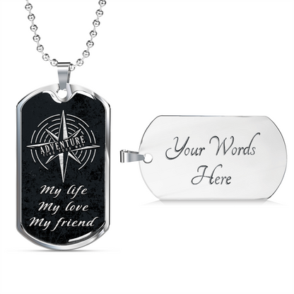 My life, My love, My friend- Dog Tag - JustFamilyThings