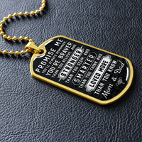 Load image into Gallery viewer, Gift To Son from Mom and Dad - Dog Tag - JustFamilyThings
