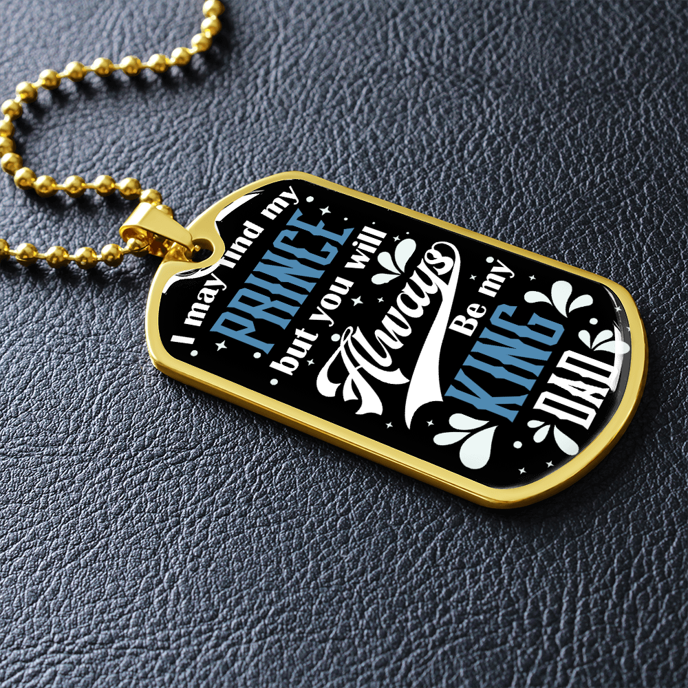 Gift For Dad from Daughter - Dog Tag - JustFamilyThings