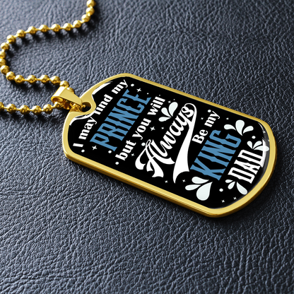 Gift For Dad from Daughter - Dog Tag - JustFamilyThings