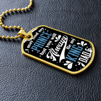 Load image into Gallery viewer, Gift For Dad from Daughter - Dog Tag - JustFamilyThings
