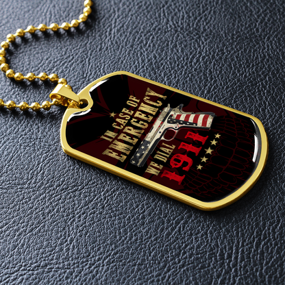In case of emergency - Dog Tag - JustFamilyThings
