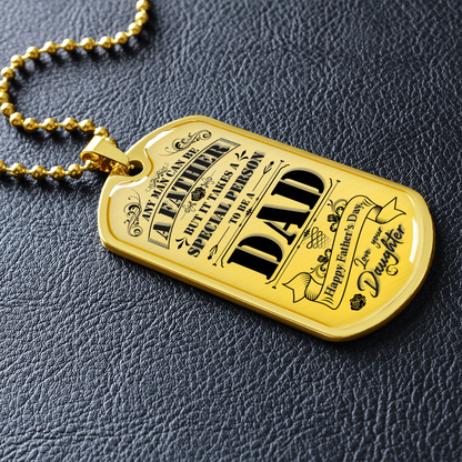 Happy Father's Day - Dog Tag - JustFamilyThings