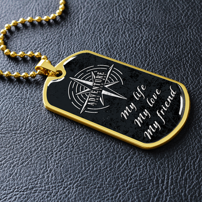 My life, My love, My friend- Dog Tag - JustFamilyThings