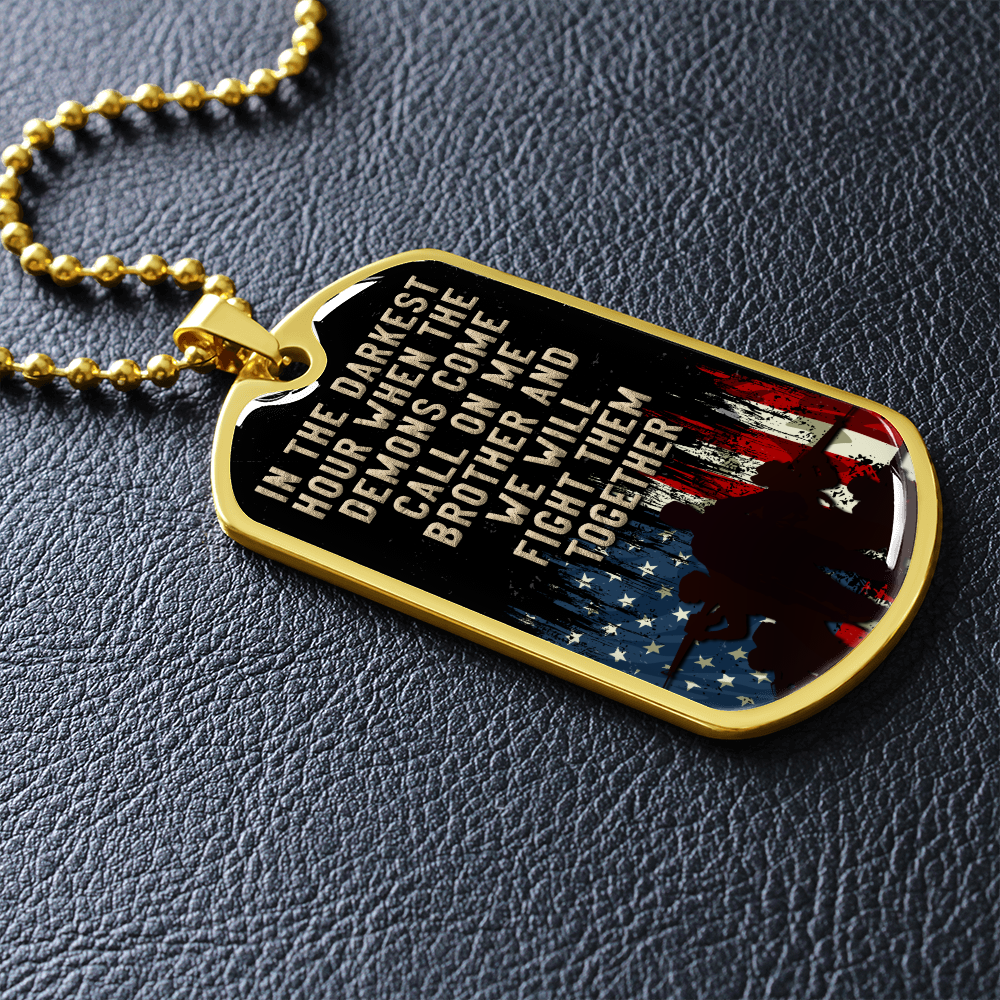 In the darkest hour - Dog Tag - JustFamilyThings
