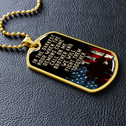 In the darkest hour - Dog Tag - JustFamilyThings