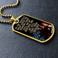 Load image into Gallery viewer, In the darkest hour - Dog Tag - JustFamilyThings
