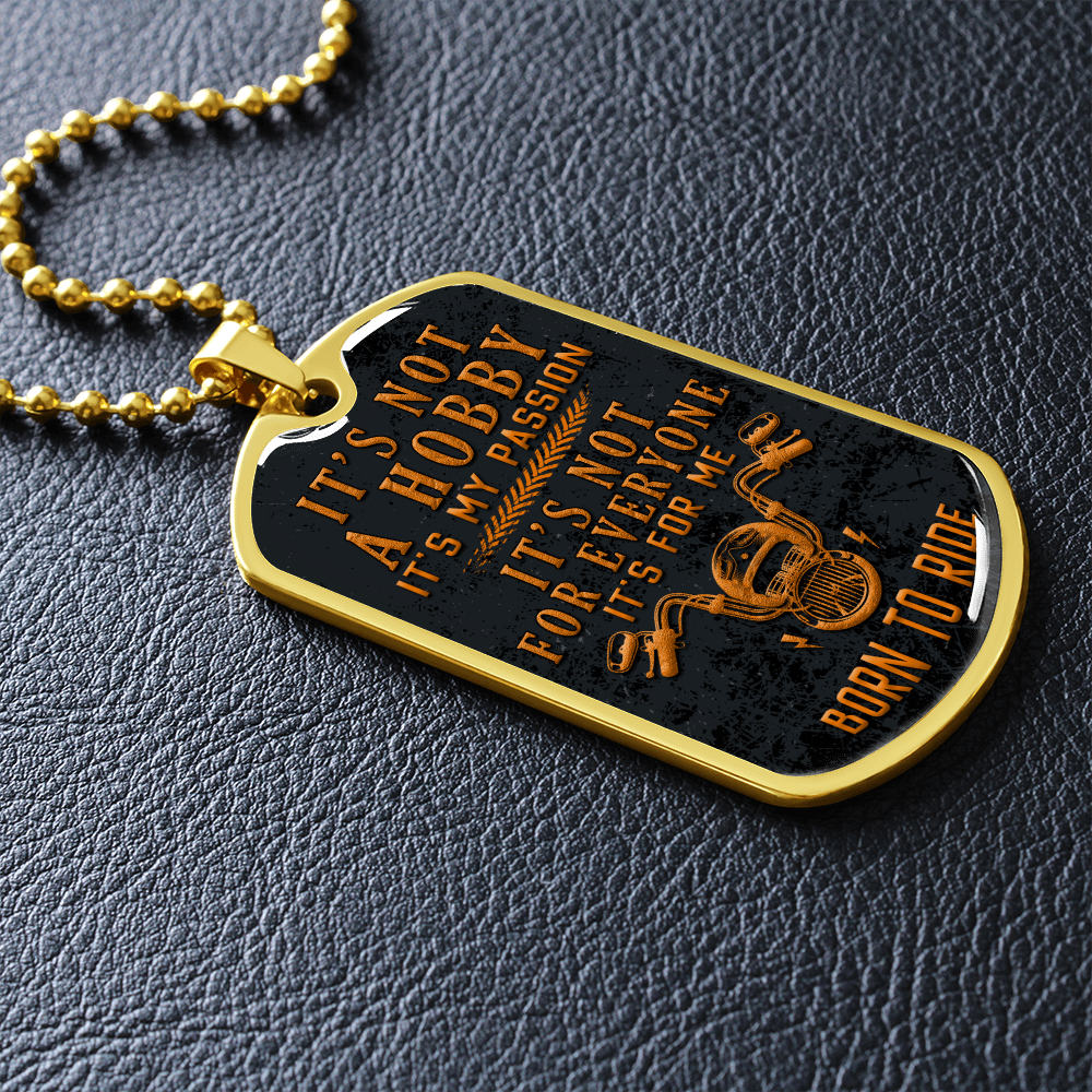 Born to ride - Dog Tag - JustFamilyThings