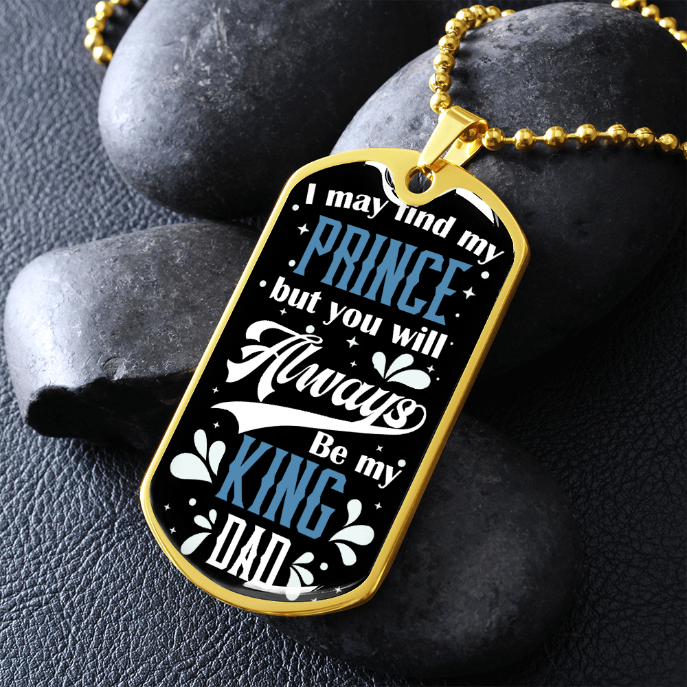 Gift For Dad from Daughter - Dog Tag - JustFamilyThings