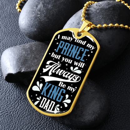 Gift For Dad from Daughter - Dog Tag - JustFamilyThings