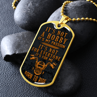 Load image into Gallery viewer, Born to ride - Dog Tag - JustFamilyThings

