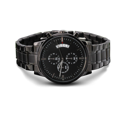 Best Bucking Dad Ever - Black Chronograph Watch - JustFamilyThings