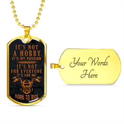 Born to ride - Dog Tag - JustFamilyThings
