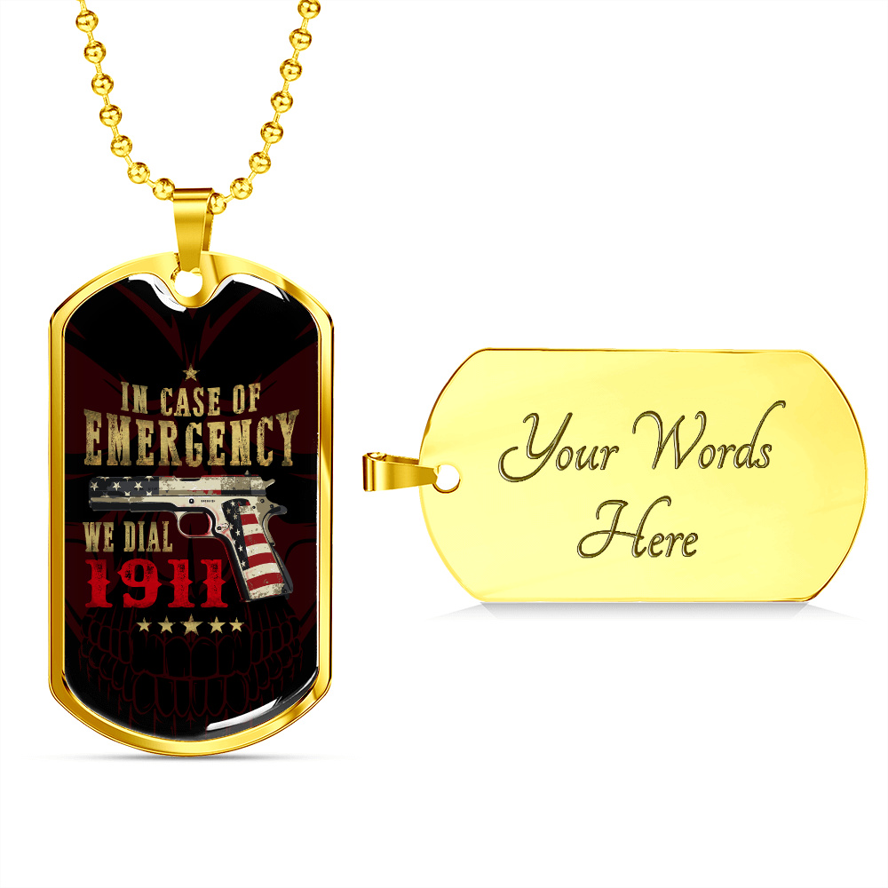 In case of emergency - Dog Tag - JustFamilyThings