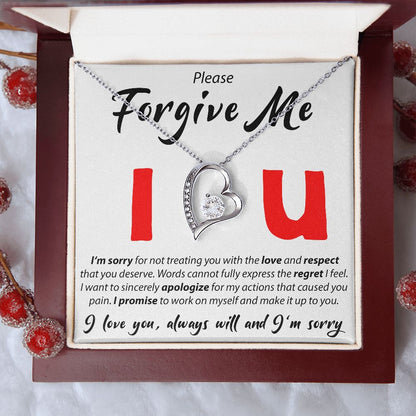 Please Forgive Me - Forever Love Necklace