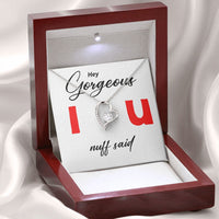 Load image into Gallery viewer, Hey Gorgeous - Forever Love Necklace - JustFamilyThings
