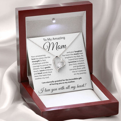 To The Amazing Mom - Forever Love Necklace
