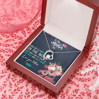 Personalized Custom Name - To My Mother - Forever Love Necklace - JustFamilyThings