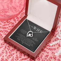 Load image into Gallery viewer, To my wife - I promise - Forever Love Necklace - JustFamilyThings
