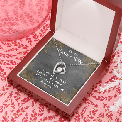 to my Farmer wife - Forever Love Necklace - JustFamilyThings