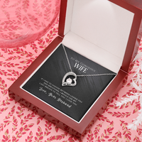 Load image into Gallery viewer, To my gorgeous wife - If I had to choose - Forever Love Necklace - JustFamilyThings
