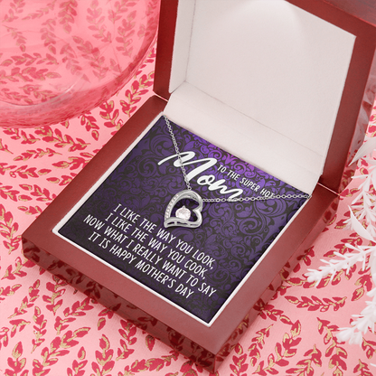 to the superhot mom - Forever Love Necklace - JustFamilyThings