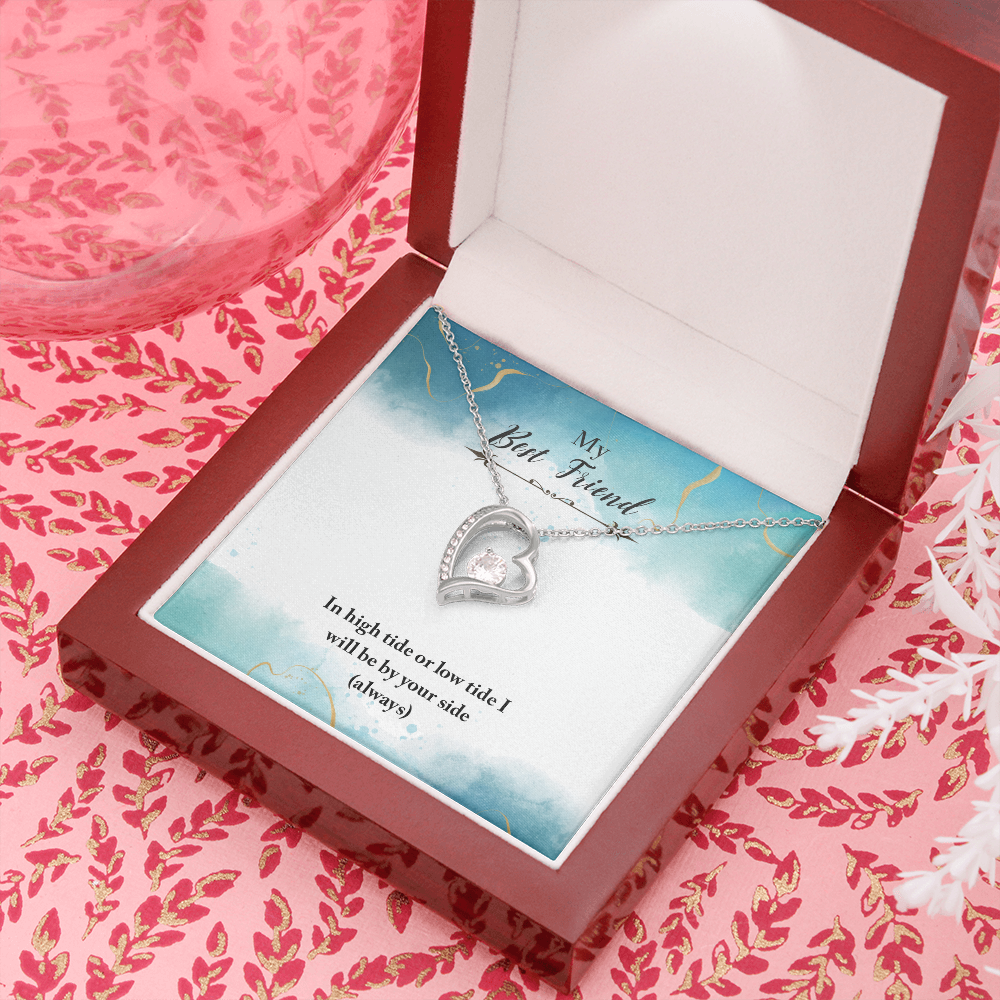 to my Best friend - Always By Your Side - Forever Love Necklace - JustFamilyThings