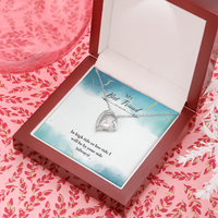 Load image into Gallery viewer, to my Best friend - Always By Your Side - Forever Love Necklace - JustFamilyThings
