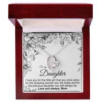 Load image into Gallery viewer, To Daughter From Mom - Forever Love Necklace - JustFamilyThings
