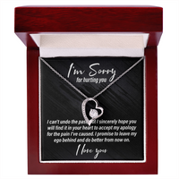Load image into Gallery viewer, I&#39;m Sorry For Hurting You - Forever Love Necklace - JustFamilyThings

