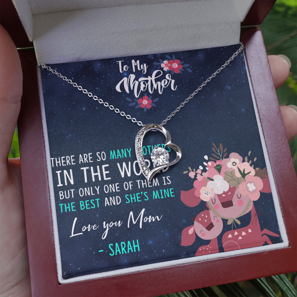 Personalized Custom Name - To My Mother - Forever Love Necklace - JustFamilyThings