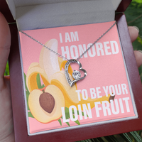 Load image into Gallery viewer, Loin Fruit Pink - Forever Love Necklace - JustFamilyThings

