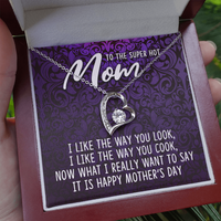 Load image into Gallery viewer, to the superhot mom - Forever Love Necklace - JustFamilyThings
