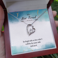 Load image into Gallery viewer, to my Best friend - Always By Your Side - Forever Love Necklace - JustFamilyThings
