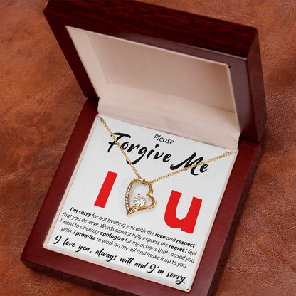 Please Forgive Me - Forever Love Necklace