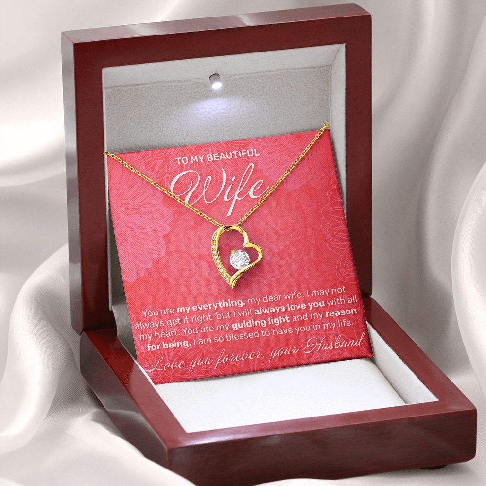 To My Wife - You Are My Everything - Forever Love Necklace - JustFamilyThings