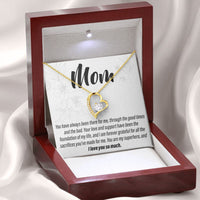 Load image into Gallery viewer, To My Mom - You have always been there 2 - Forever Love Necklace - JustFamilyThings
