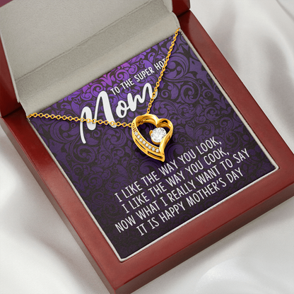 to the superhot mom - Forever Love Necklace - JustFamilyThings