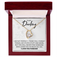 Load image into Gallery viewer, To My Darling - Forever Love Necklace - JustFamilyThings
