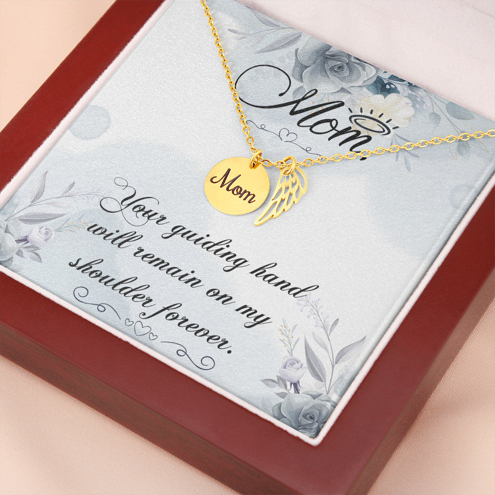 Your guiding hand - Mom Remembrance Necklace - JustFamilyThings