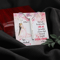 Load image into Gallery viewer, To My WIfe - That special person is you - Vertical Stick Necklace - JustFamilyThings
