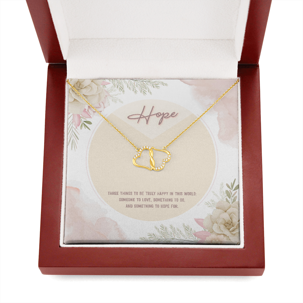 Hope - Solid Gold Necklace - JustFamilyThings