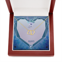 Load image into Gallery viewer, Always - Solid Gold Heart Necklace - JustFamilyThings
