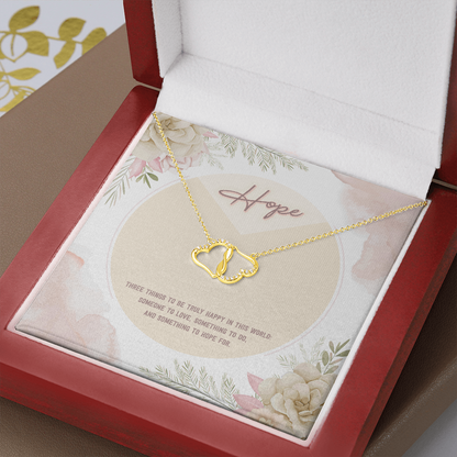 Hope - Solid Gold Necklace - JustFamilyThings