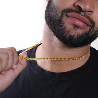Difficult roads often lead to beautiful places - Cuban Link Chain - JustFamilyThings