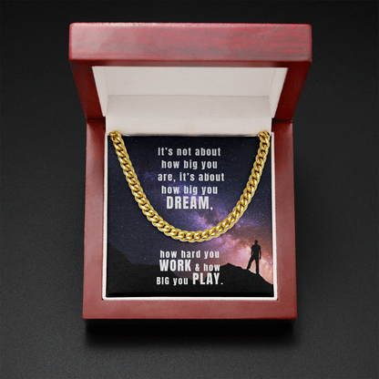 It’s not about how big you are - Cuban Link Chain - JustFamilyThings