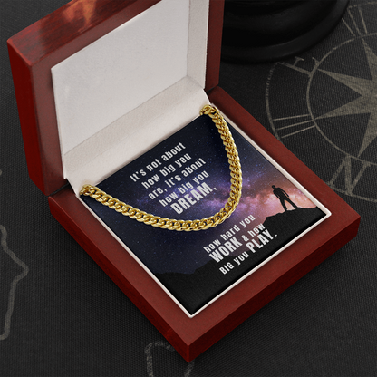 It’s not about how big you are - Cuban Link Chain - JustFamilyThings